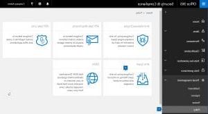 Create policies and control security settings in the Office 365 Security & Compliance Policy Center.